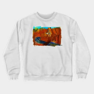 house speed paint Crewneck Sweatshirt